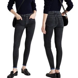 Frame Denim Le One Two Tone Faded Skinny Jeans